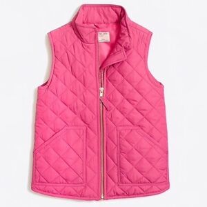 Crewcuts Hot Pink Quilted Pink Puffer Vest